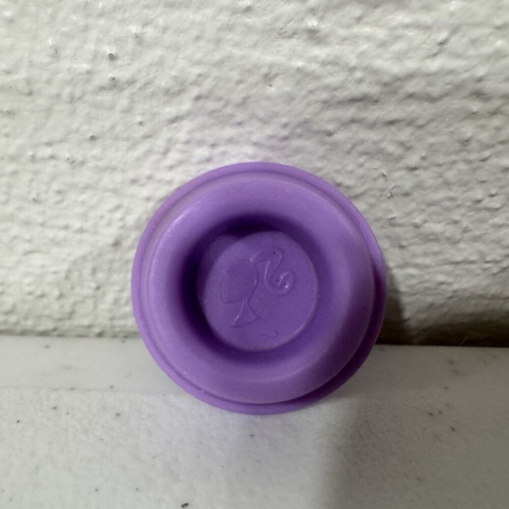 Barbie Doll PURPLE Pet Dog Cat Bowl Miniature Food Water Dish Accessory